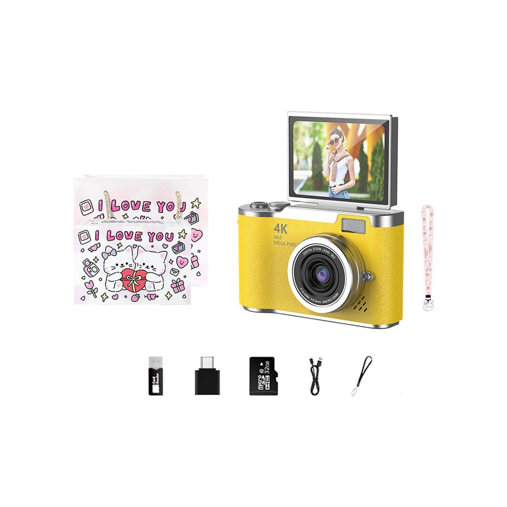 Appareil photo compact CCD | Écran rabattable HD pour étudiants