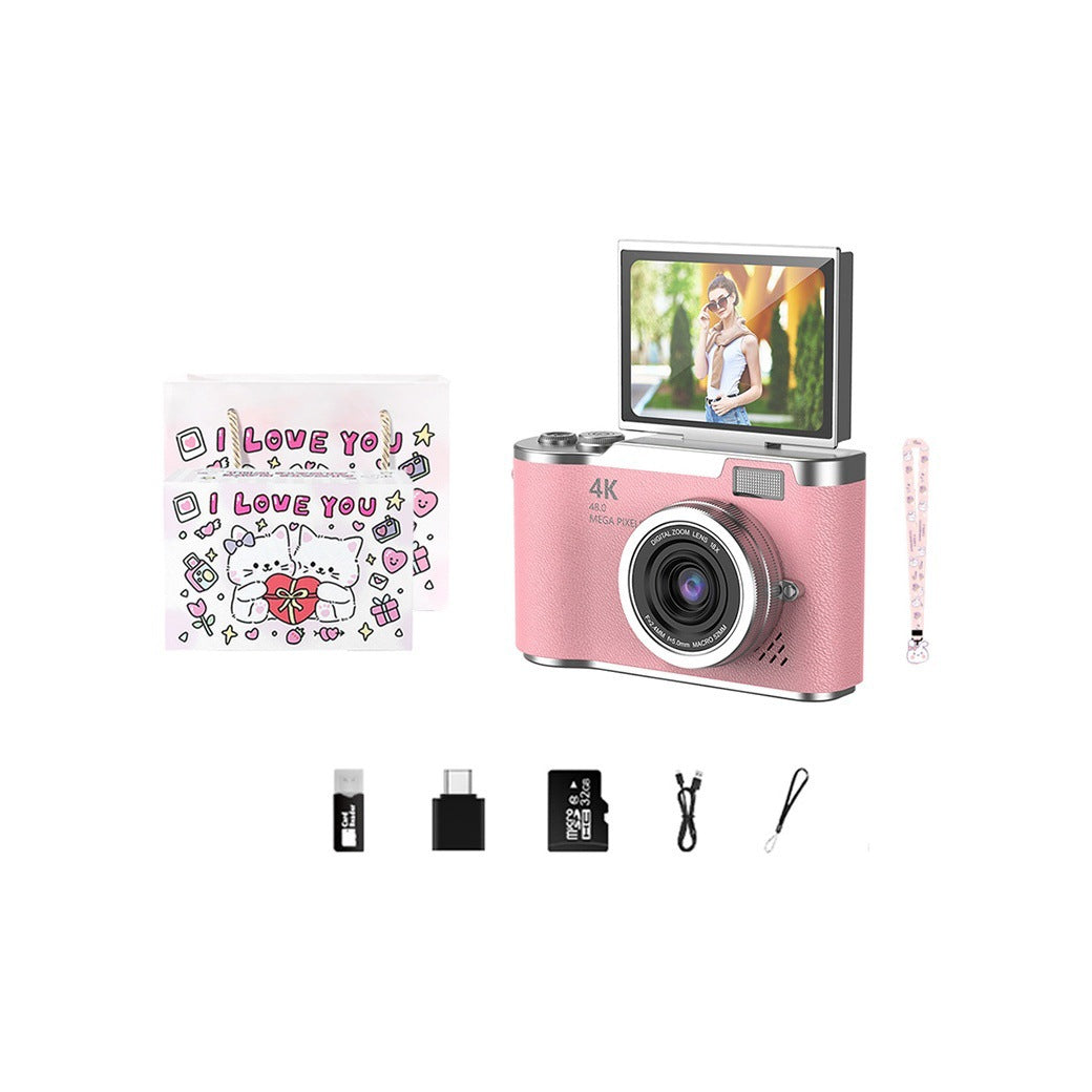Appareil photo compact CCD | Écran rabattable HD pour étudiants