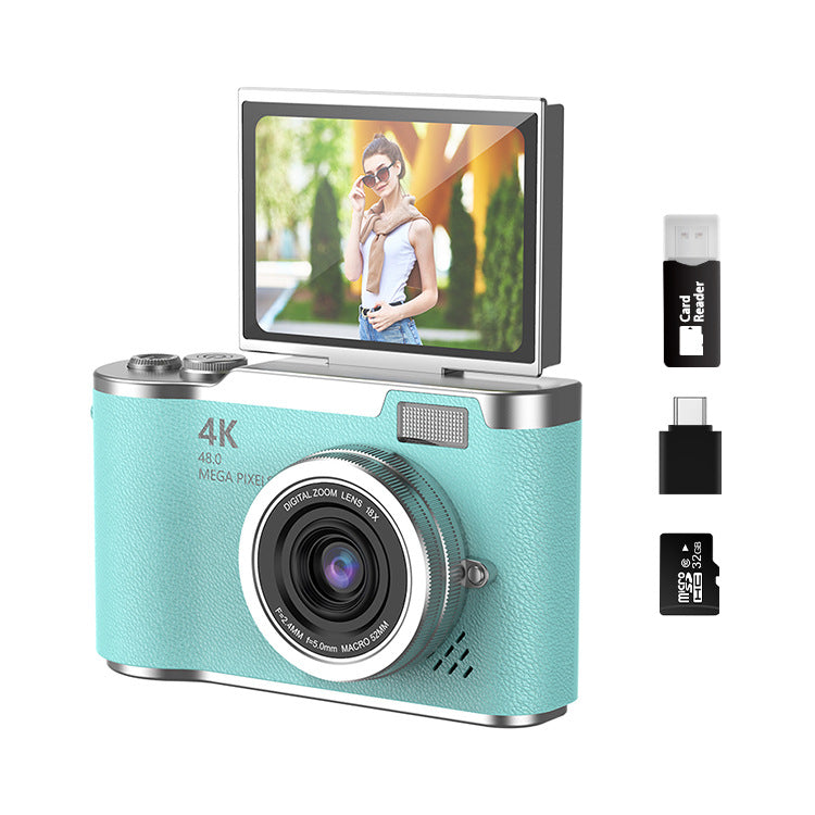Appareil photo compact CCD | Écran rabattable HD pour étudiants