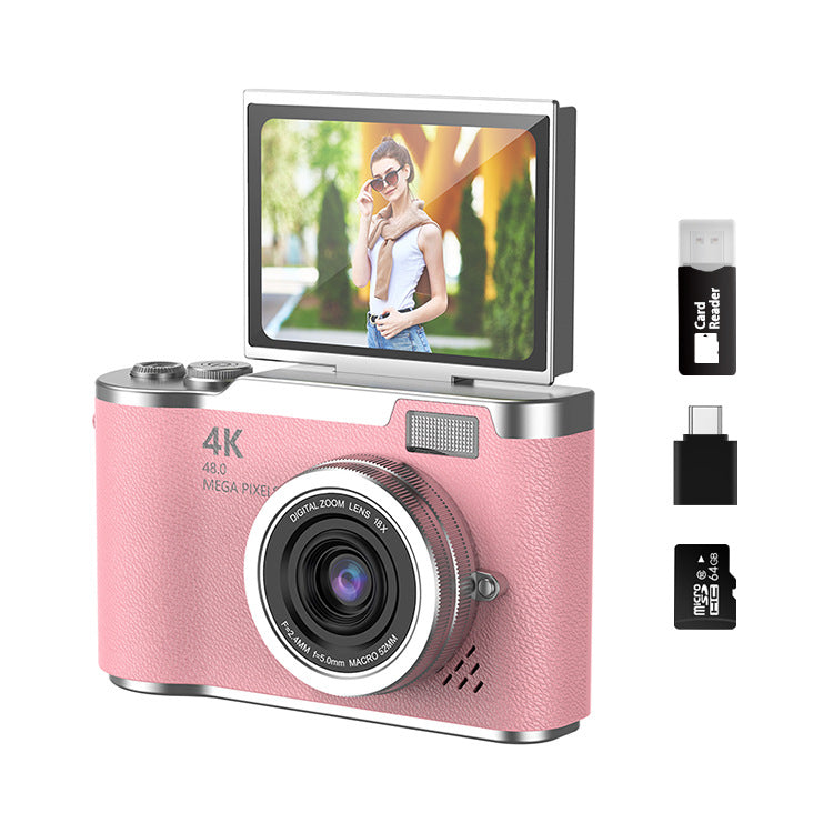 Appareil photo compact CCD | Écran rabattable HD pour étudiants