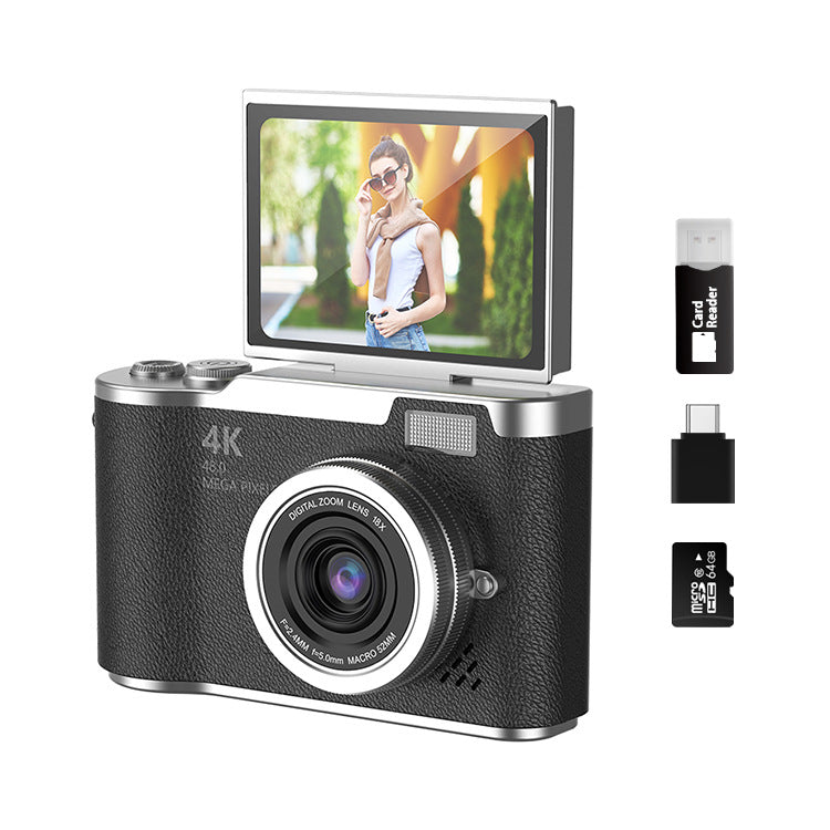 Appareil photo compact CCD | Écran rabattable HD pour étudiants