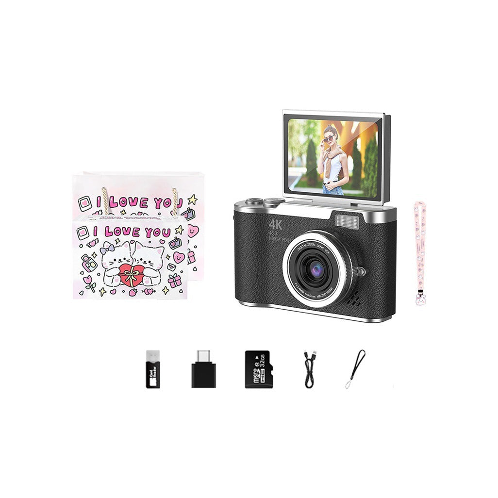 Appareil photo compact CCD | Écran rabattable HD pour étudiants