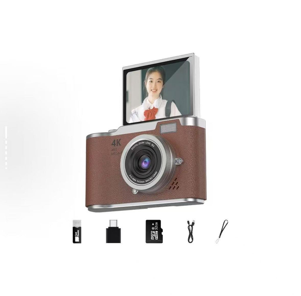 Appareil photo compact CCD | Écran rabattable HD pour étudiants
