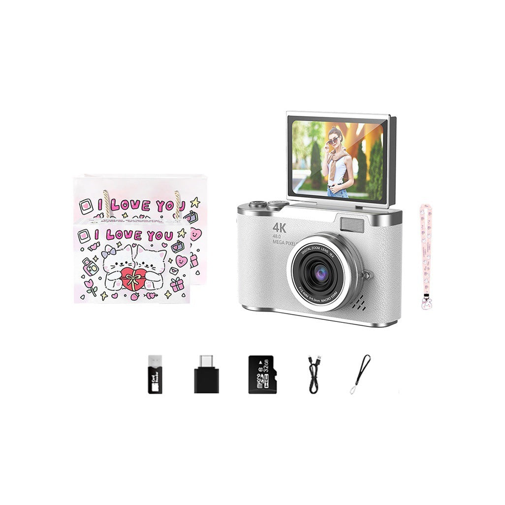 Appareil photo compact CCD | Écran rabattable HD pour étudiants