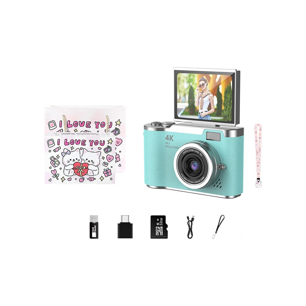 Appareil photo compact CCD | Écran rabattable HD pour étudiants